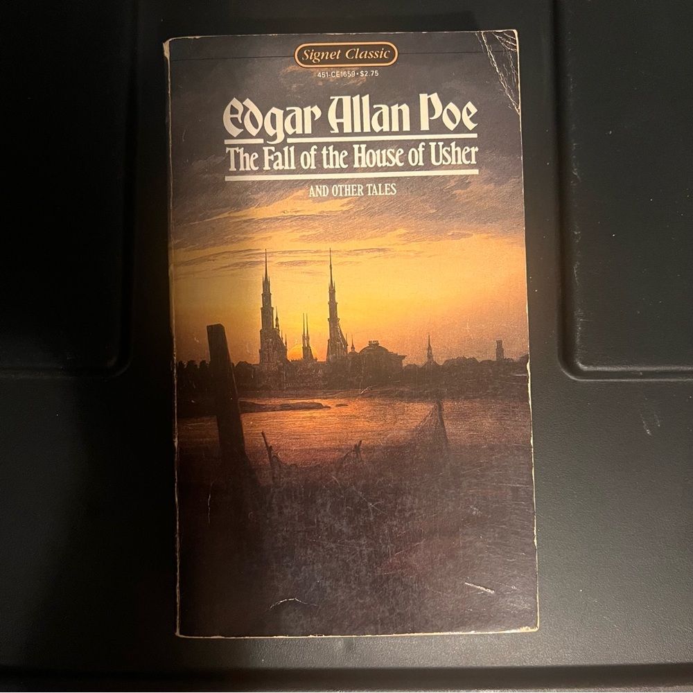 Edgar Allan Poe Book The Fall of the House of Usher and Other Tales paperback